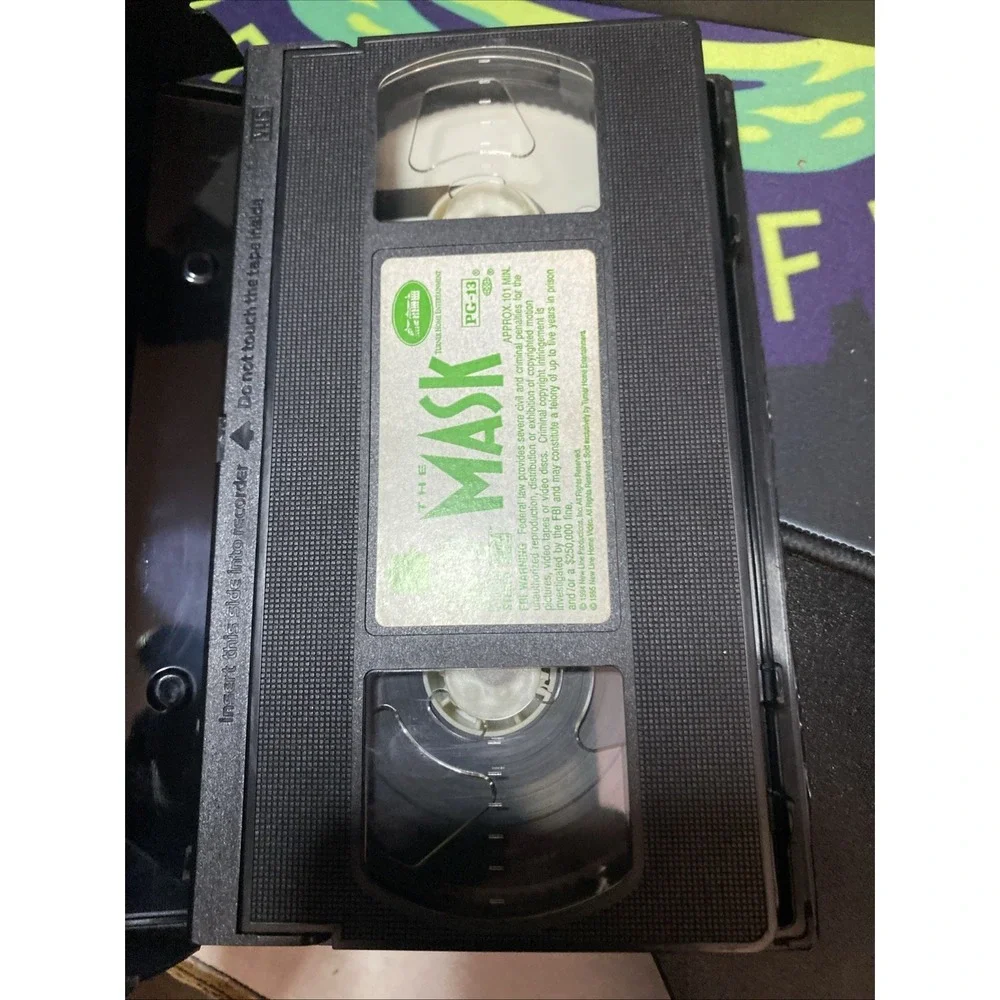 The Mask (VHS, 1995) Cult Classic Jim Carrey Cameron Diaz From Zero to Hero